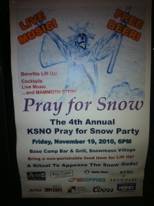 Pray for Snow Party in Snowmass